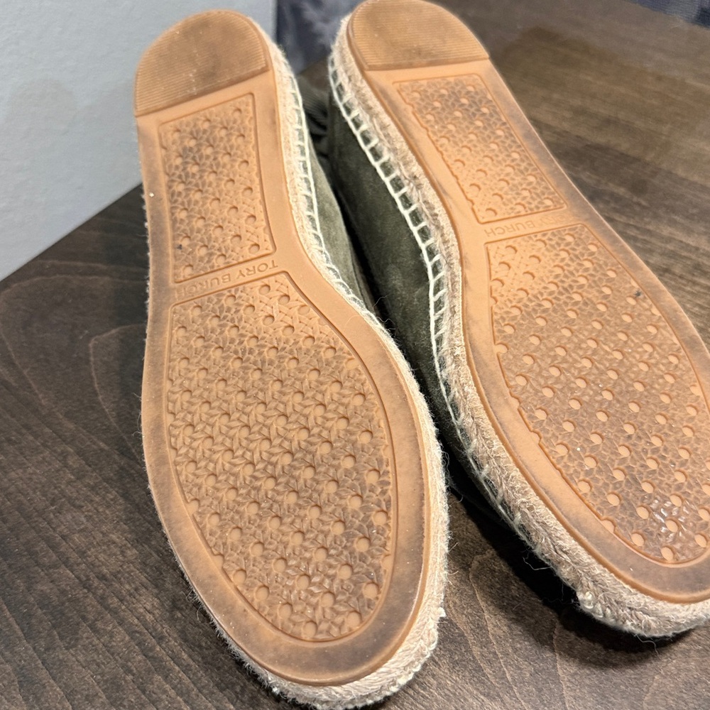 Tory Burch Khaki Espadrille Flats - Picture 3 of 3